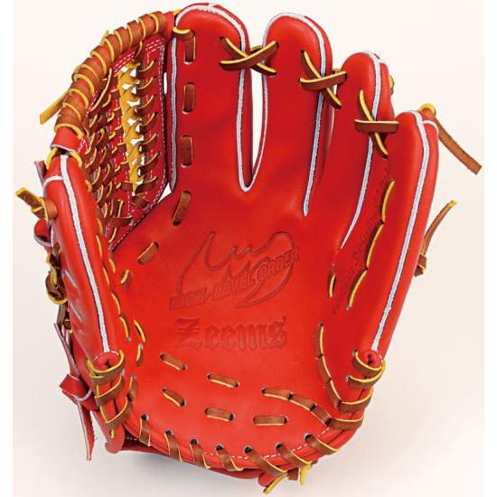 Zeems（ジームス） 軟式グラブ 内野手用（大型） SV-800DBN 三方親 α