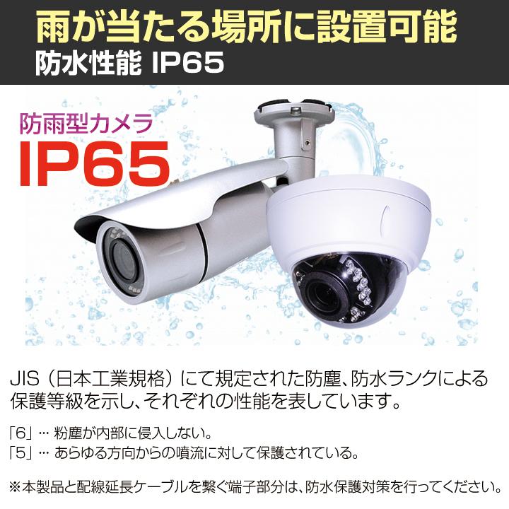 防犯カメラ 屋外設置 防雨 玄関 駐車場 家庭用 監視 赤外線 暗視 高