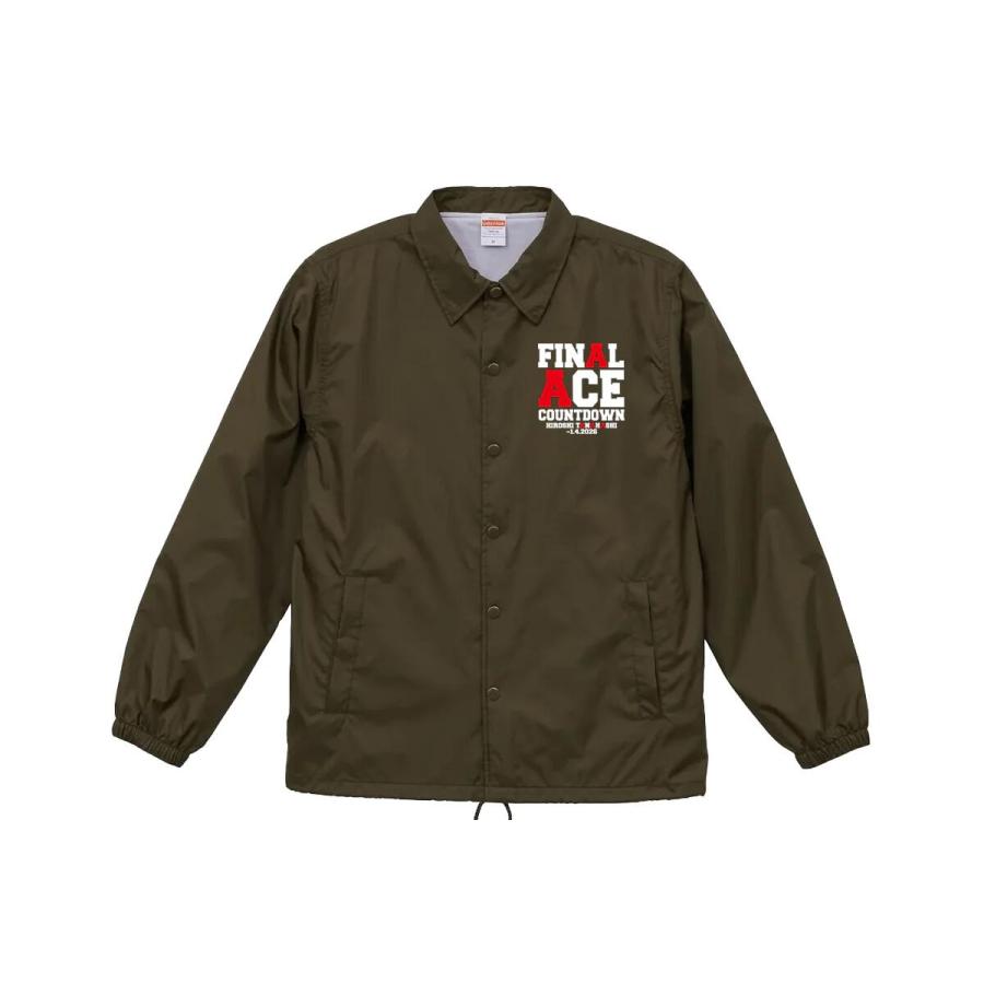 棚橋弘至「FINAL ACE COUNTDOWN」コーチジャケット（シールブラウン