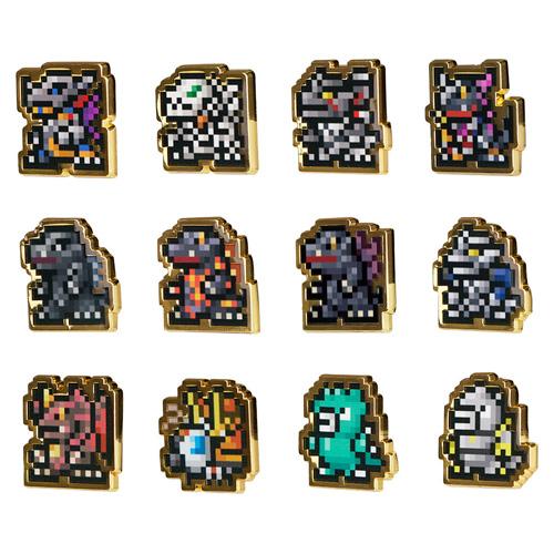 プレックス 『ゴジラVSデジタルモンスター』ドットピンズセット◇新品