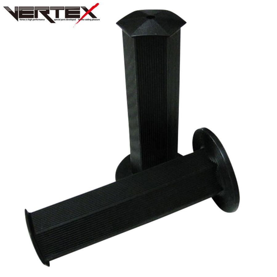 六角グリップ 6角 ヘキサゴングリップ ブラック 全長125mm 22.2mm