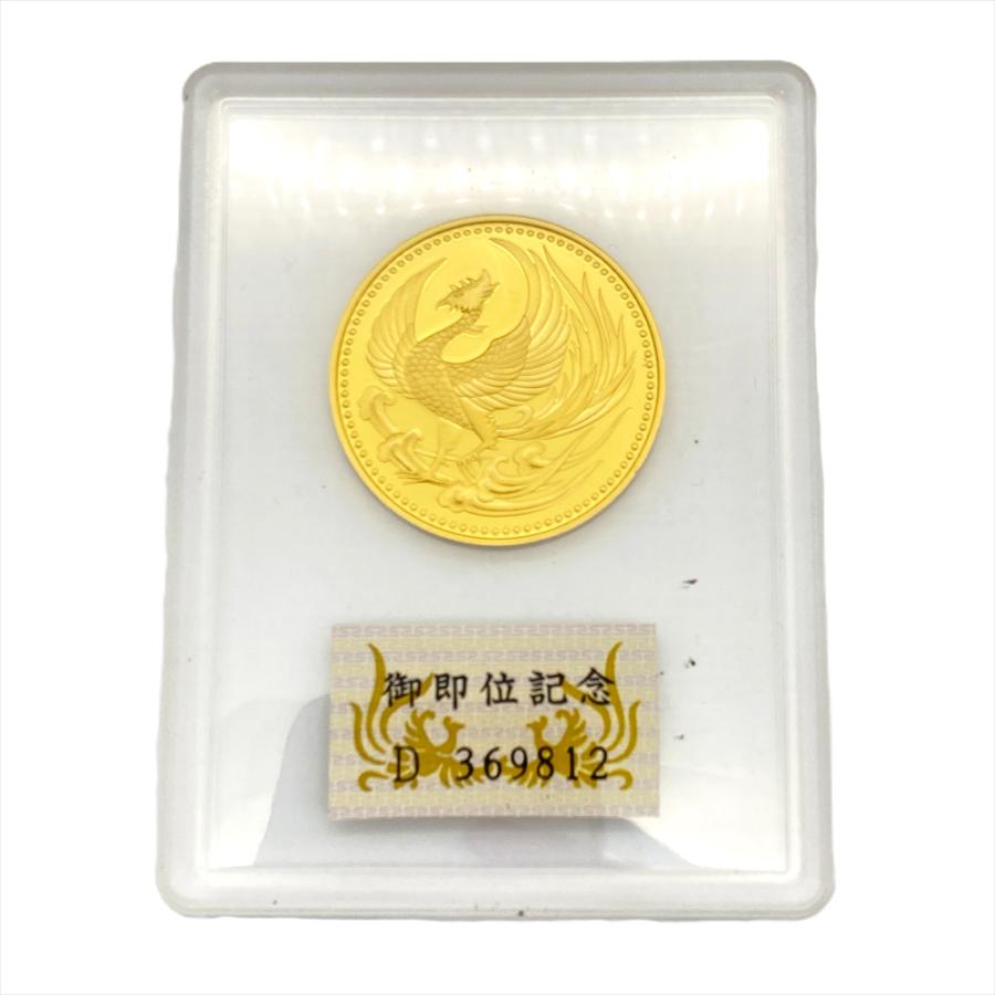 天皇陛下御即位記念 10万円プルーフ金貨 純金 30g 金貨 K24 クリア