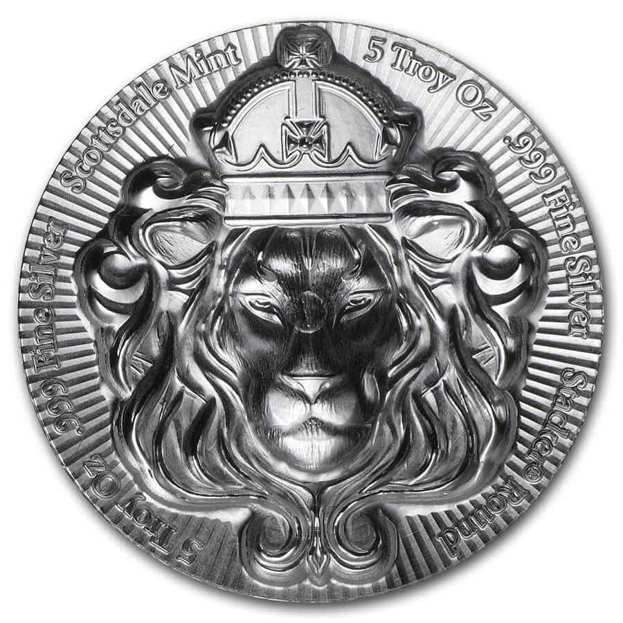 保証書付き] (新品) アメリカ「スタッカー」純銀 5オンス メダル