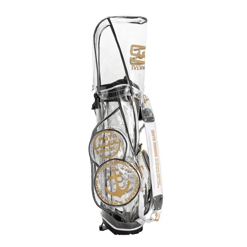muta MARINE GOLF クリア8キャディバッグ【クリア/ベージュ