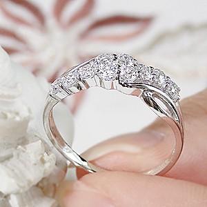 pt900 プラチナ ダイヤモンド ダイヤ 指輪 リング テンダイヤモンド 10