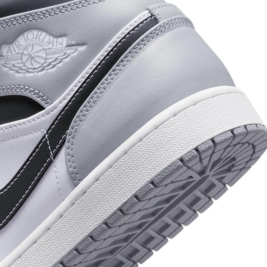 NIKE（ナイキ） NIKE AIR JORDAN 1 MID LIGHT SMOKE GREY エア