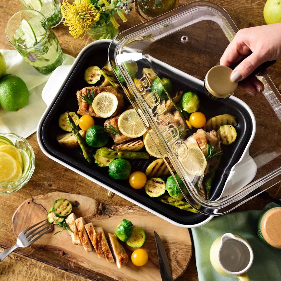 BRUNO（ブルーノ） 正規取扱店 ガラス蓋 コンパクトホットプレート用