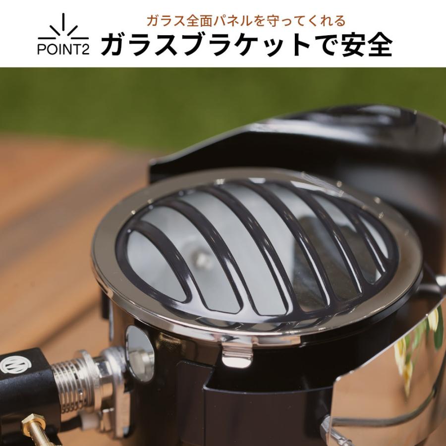 ガスランタン ハリーカンデラ キ おしゃれ キャンプ ランタン 調光