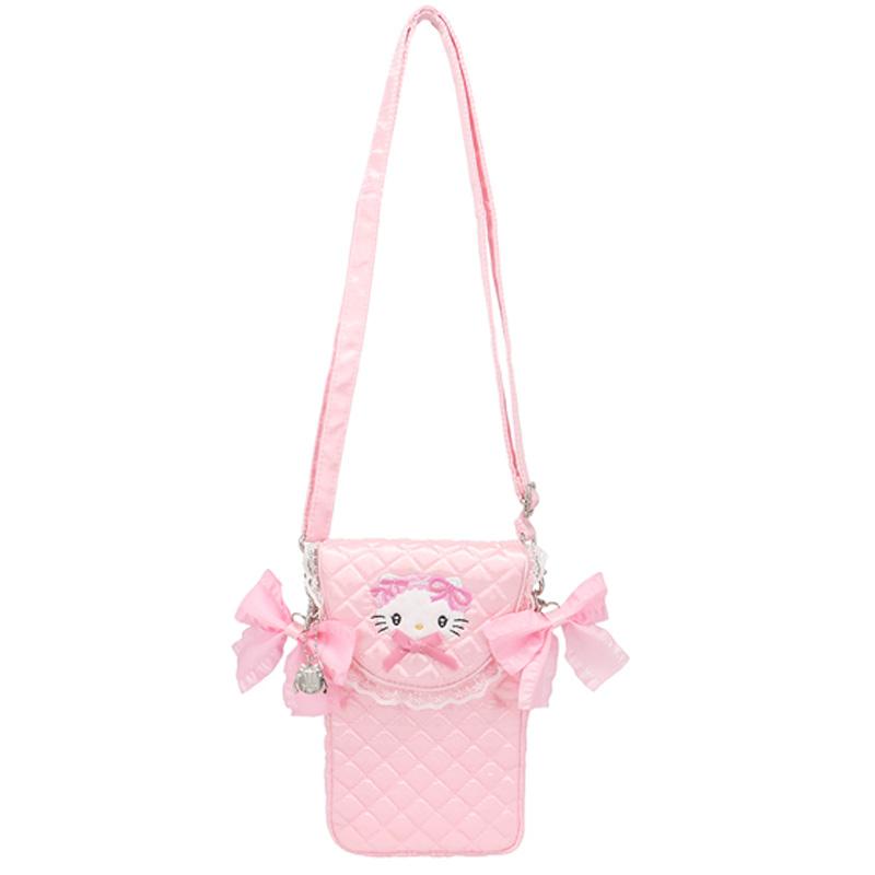 ハローキティ50周年記念 ピンクキルトシリーズ ショルダーバッグ Hello