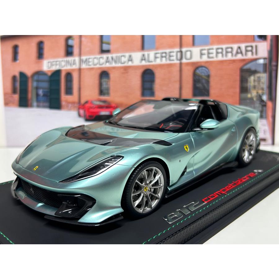 B.B.R BBR 1/18 Ferrari 812 Competizione A Metallic Tevere green