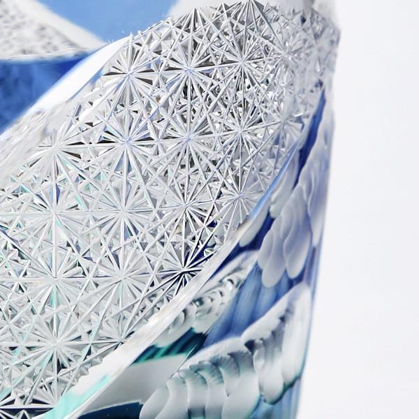 江戸切子 江戸硝子 オールド 四季 夏 但野硝子 切子グラス オールド