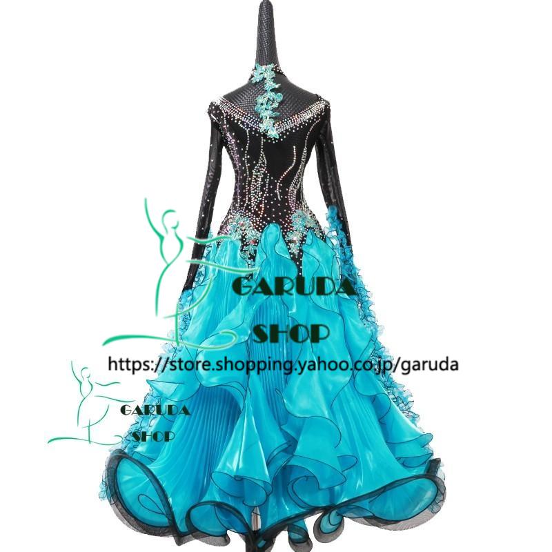 Garuda SHOP レディース社交ダンスドレス モダン競技ドレス ワルツ