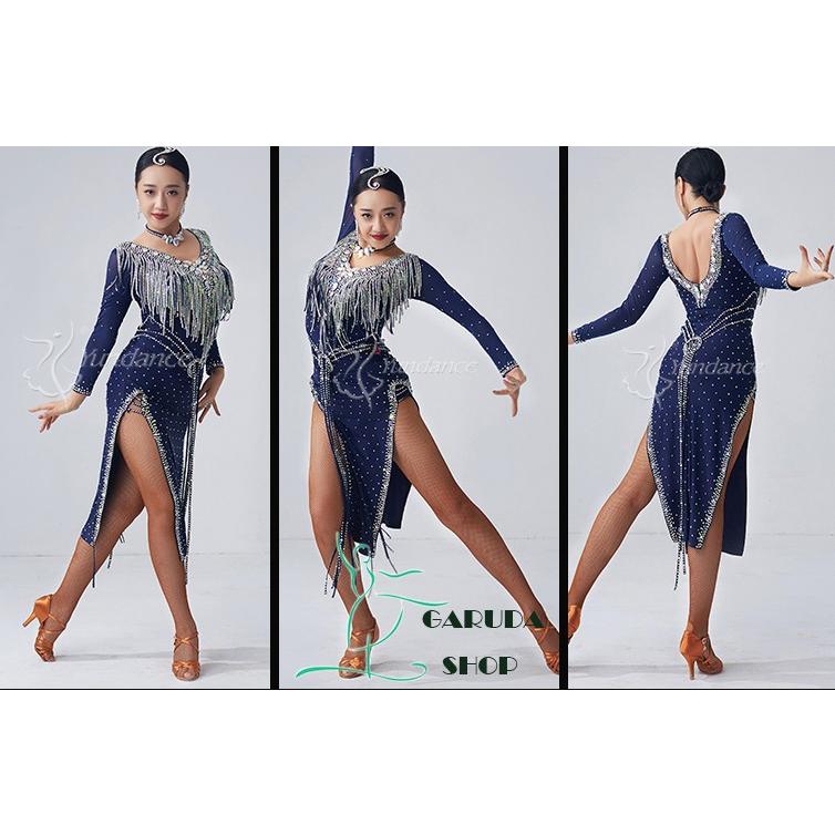 Garuda SHOP レディース社交ダンス衣装 競技ドレス ラテンドレス 高級