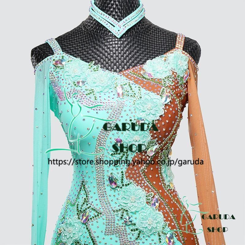 Garuda SHOP レディース社交ダンスドレス モダン競技ドレス ワルツ