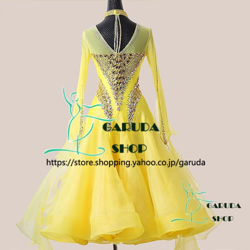 Garuda SHOP レディース社交ダンスドレス モダン競技ドレス ワルツ