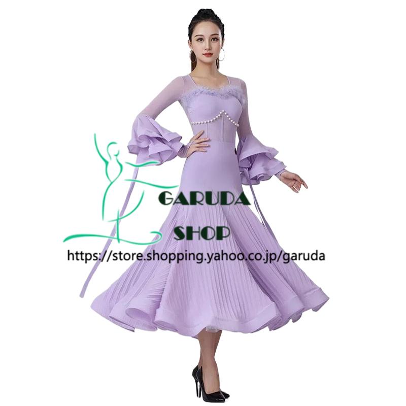 Garuda SHOP 社交ダンス衣装 レディースダンスレッスン練習ドレス