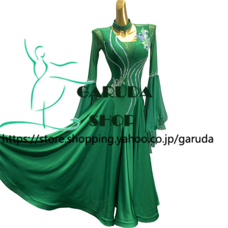 Garuda SHOP レディース社交ダンス衣装 競技ドレス ダンス練習ドレス