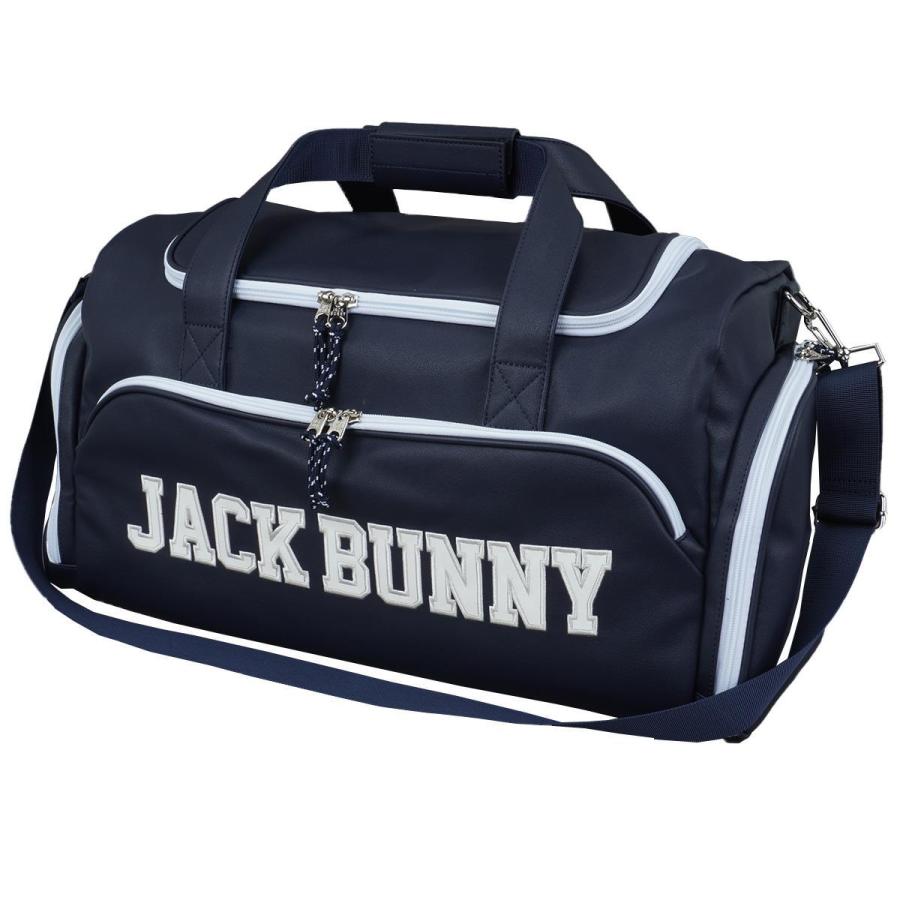 Jack Bunny!!（ジャックバニー） 合皮ボストンバッグ : GDOゴルフ