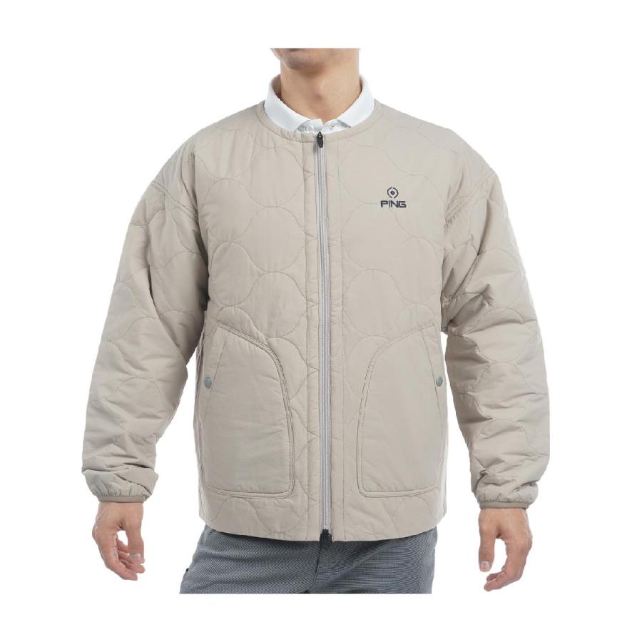 PING（ピン） キルティングフルジップ中綿ブルゾン : GDOゴルフ
