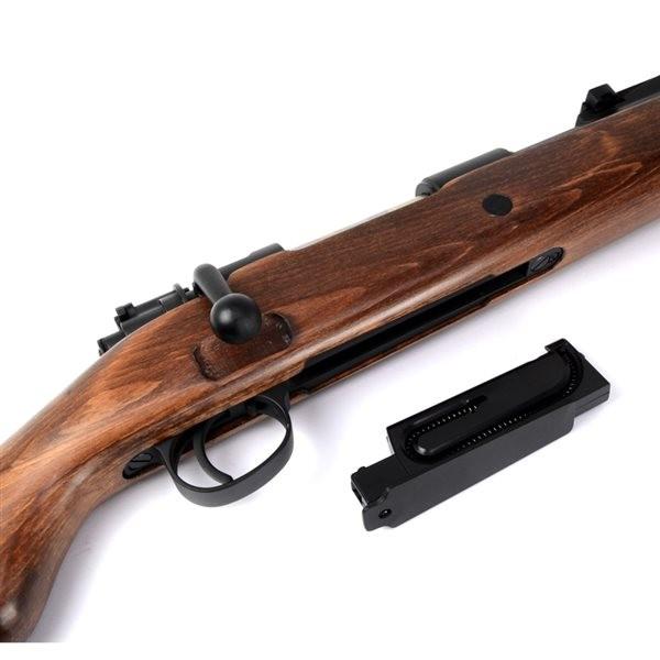 SNOW WOLF Kar98k ボルトアクション エアコッキングガン リアルウッド