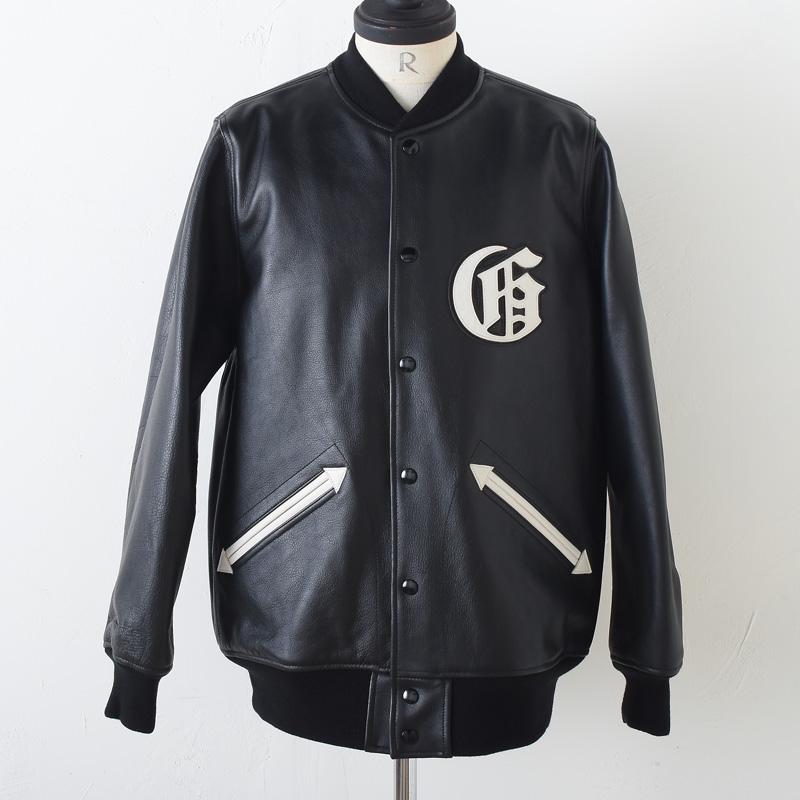 GANGSTERVILLE（ギャングスタービル） LOCOS - LEATHER JACKET BLK