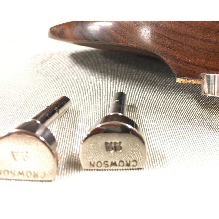 Crowsonクローソン ヴァイオリンアゴ当て グァルネリ 黒檀Ebony/ローズ