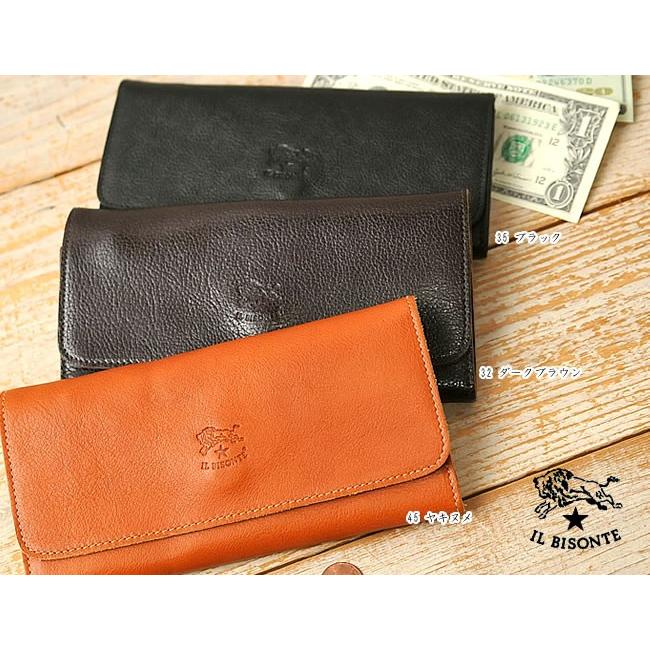 IL BISONTE（イルビゾンテ） 長財布 レザー ウォレット レディース