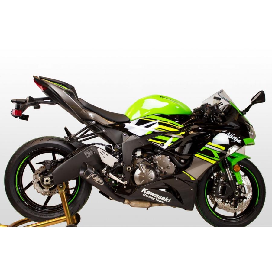 M4 Exhaust ZX-6R 2009-2026 スリップオン GP19 ブラック KA6922-GP19