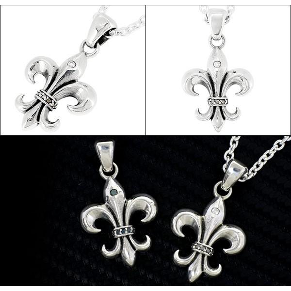 フルール ド リス ペンダントトップ メンズ シルバー ユリ