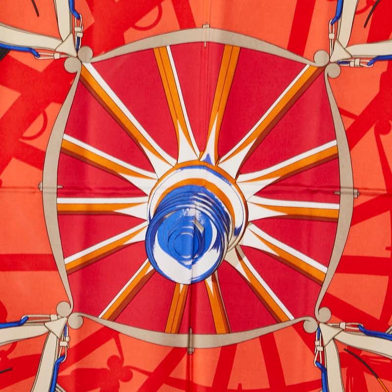 HERMES（エルメス） カレ90 En Roue Libre 自由への車輪 スカーフ