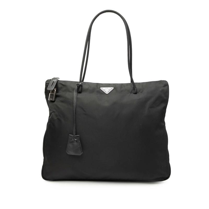 PRADA（プラダ） テスート 三角ロゴプレート ハンドバッグ トート