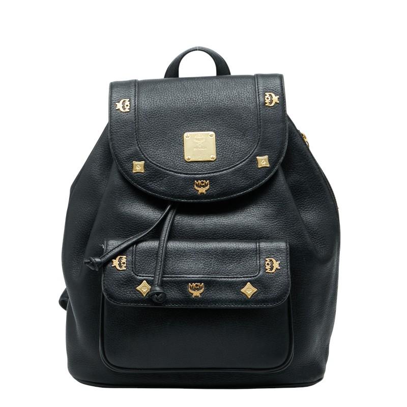 MCM（エムシーエム） エム シー エム ロゴ スタッズ リュック バック