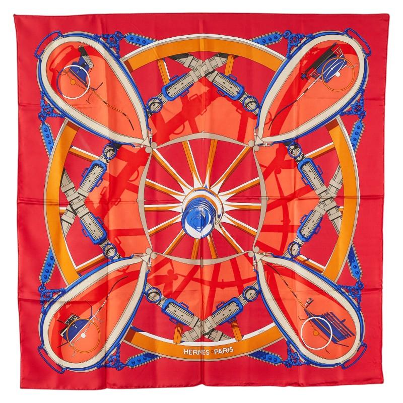 HERMES（エルメス） カレ90 En Roue Libre 自由への車輪 スカーフ