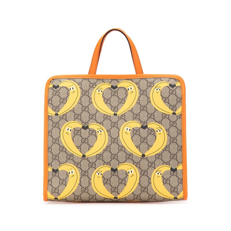 GUCCI（グッチ） チルドレンズ GGスプリーム バナナ トートバッグ
