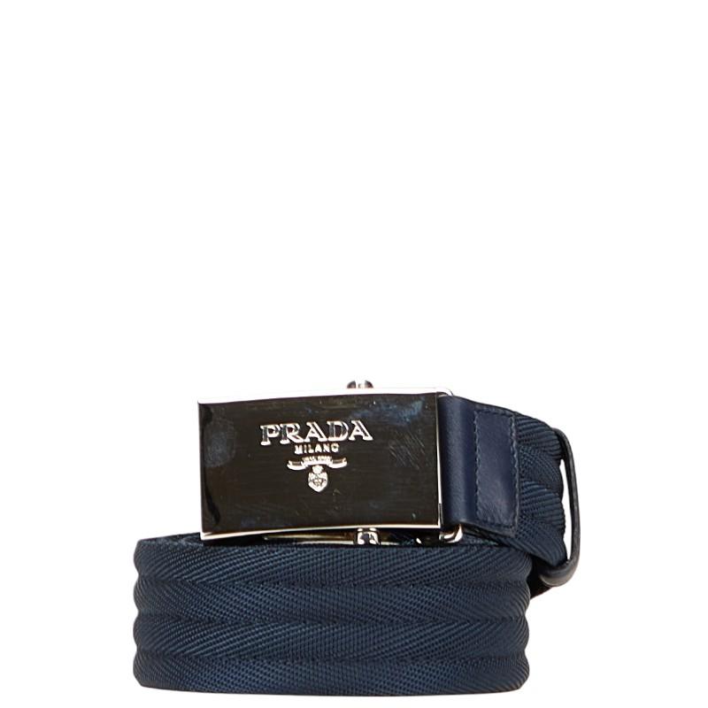 PRADA（プラダ） ベルト ガチャベルト サイズ：90/36 2C3497 ネイビー