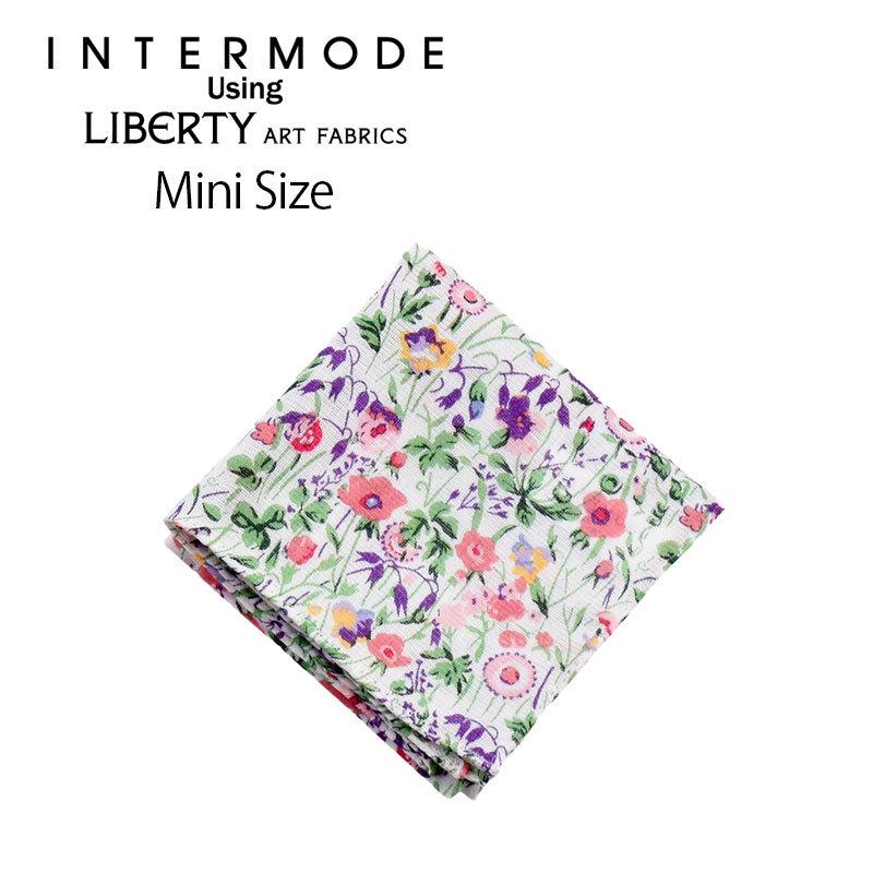 LIBERTY リバティ 大人のガーゼ ミニ Agnes ピンク ハンカチ スカーフ