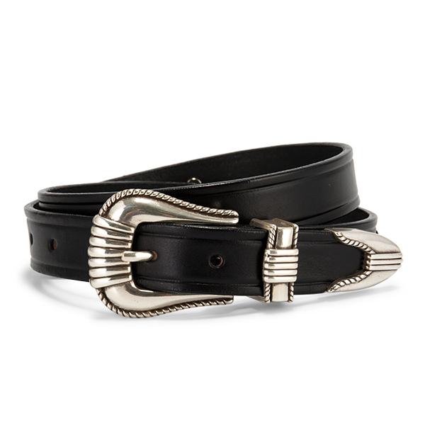 TORY LEATHER（トリーレザー） 【並行輸入品】 ベルト レザー シルバー