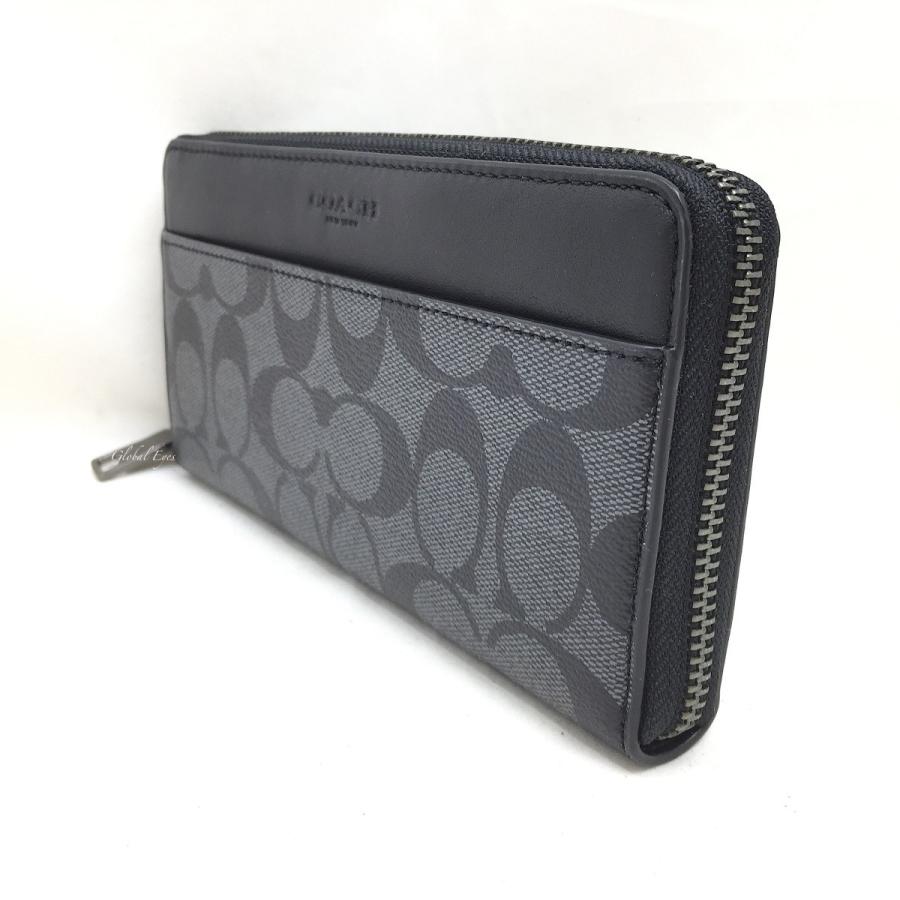 COACH（コーチ） メンズ アコーディオン ウォレット シグネチャー