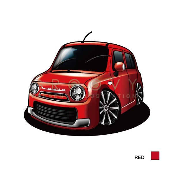 車好き プレゼント スズキ アルト ラパン HE22ショコラ 車 イラスト A4