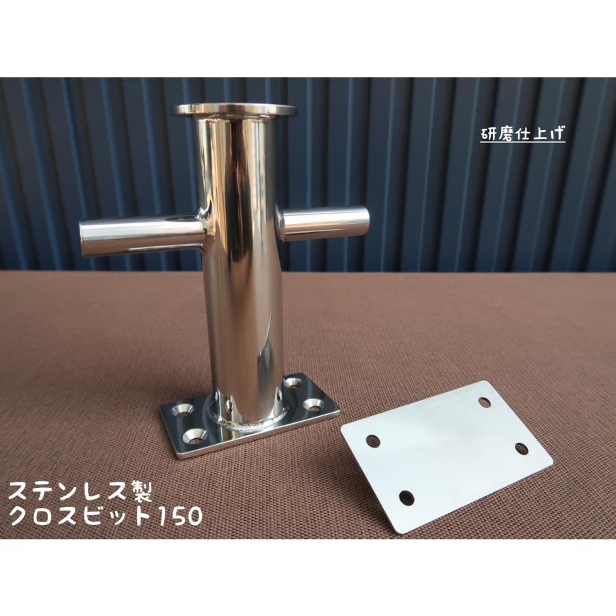 クロスビット150 バックプレート付 ステンレス製 日本製 : Groxi