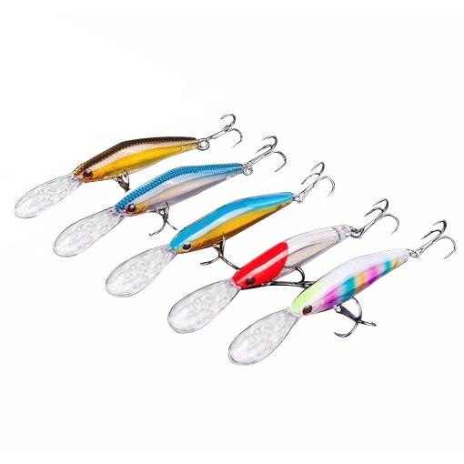 5本セット ルアーミノー シンキング 夜光 ヘビーシンキング