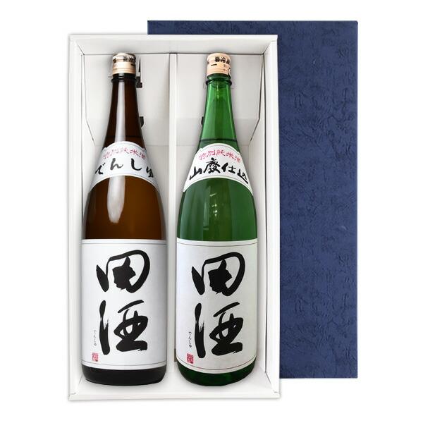 送料無料】田酒〔特別純米酒〕・〔特別純米酒 山廃仕込〕（1800ml×2