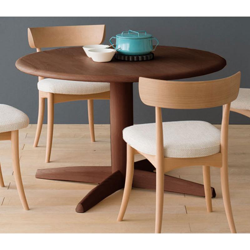 飛騨産業 HIDA 214W 侭 120cm円形ダイニングテーブル サークル食卓