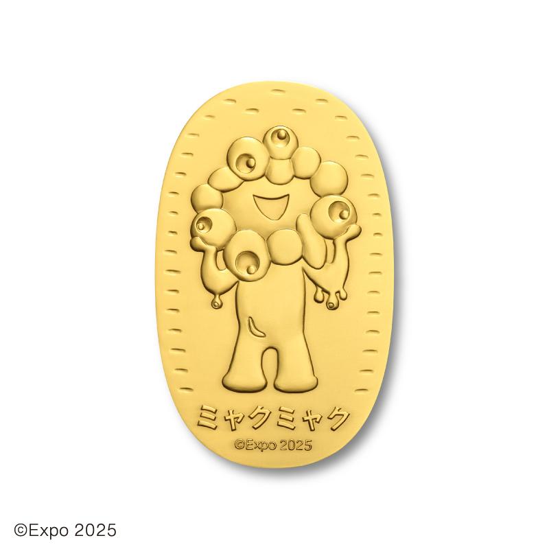 ミャクミャク記念小判 A・純金製 大 : E-medal.jp ヤフー店 - 通販