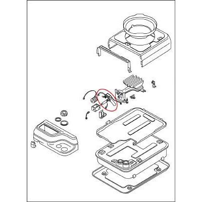 廃番)ダイニチ ブルーヒーター用気化器 FM102F・102N用 : E