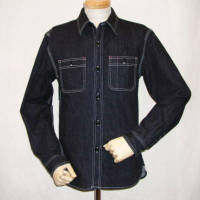 The Flat Head（フラッドヘッド） 7010W-デニムワークシャツ長袖