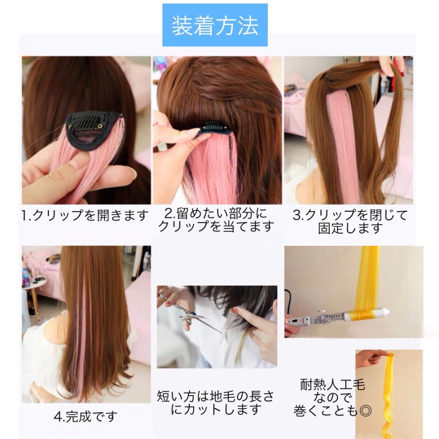 ウィッグ カラーエクステ エクステ ポイントウィッグ つけ毛