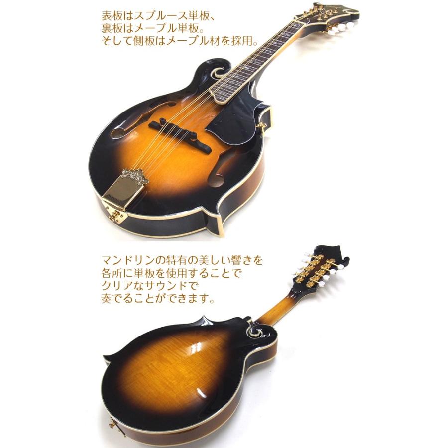 マンドリン Blanton ブラントン BM-30F 初心者 10点セット Fタイプ