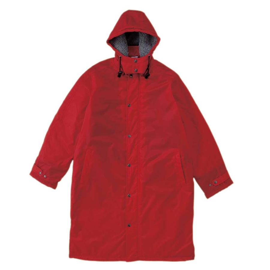 極め付き 防寒ロング丈アウター サッカーベンチコート スタジアム