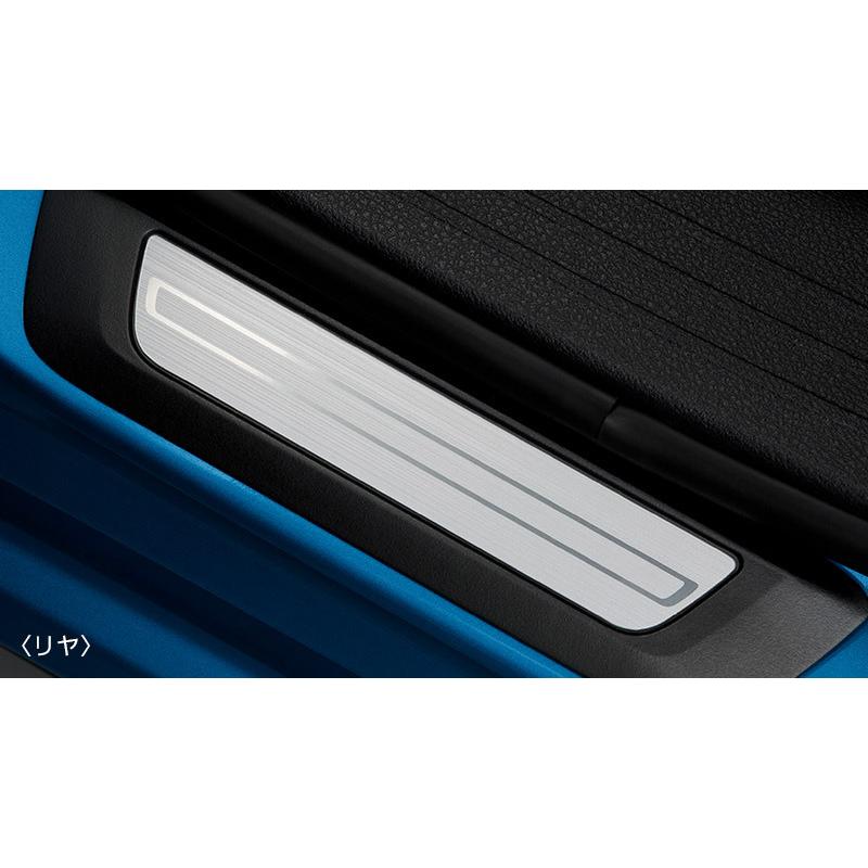 ノート ノート/NOTE E13：純正 イルミキッキングプレート【LED・白色